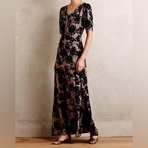 Anthropologie Paper Crown Florette Maxi Dress